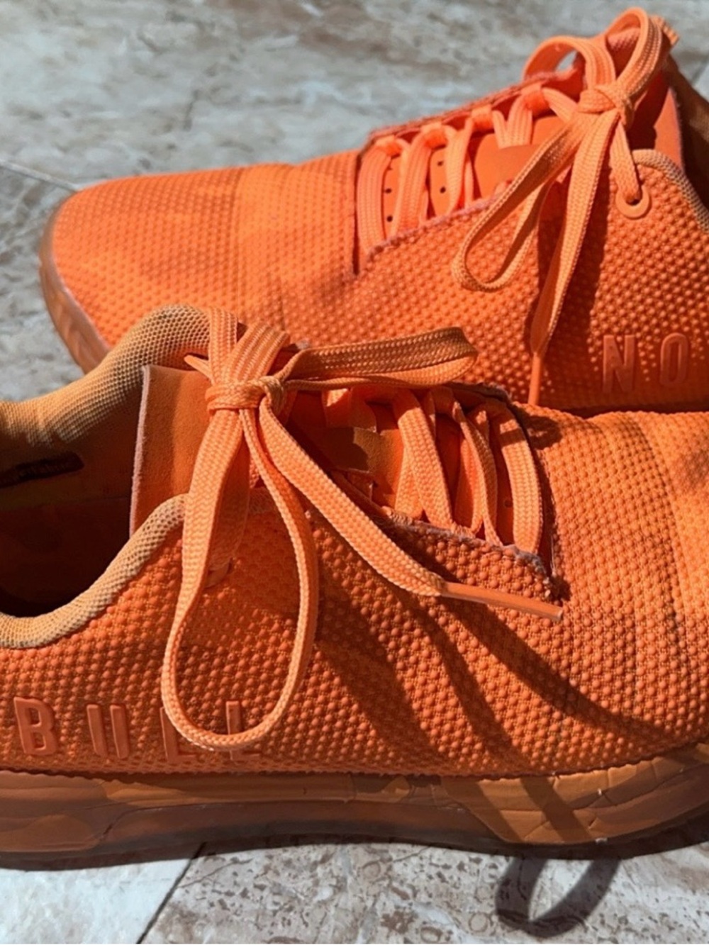 NOBULL Orange Mesh Training Sneakers - Picture 3 of 3
